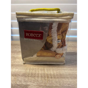 Robeez Rose Gold Sparkle Soft Sole Booties 6-12 Months